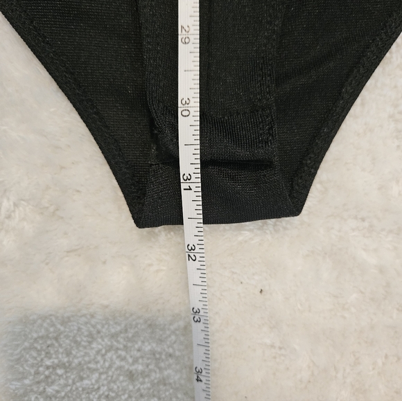 NEW Zara Sleeveless Black Bodysuit Size M Bodycon Minimalist Monochrome Tailored - Picture 11 of 11